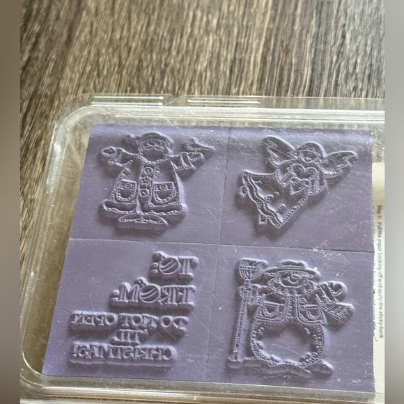 Stampin Up! 2000’s Festive Friends set of 4 stamp kit - Picture 2 of 3